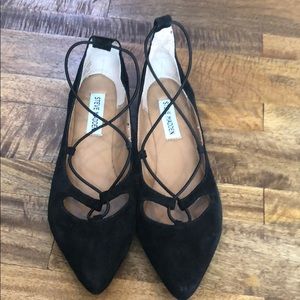 Steve Madden Black flats size 8